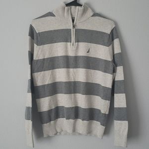 Womens Nautica Half Zip Pullover Sweater